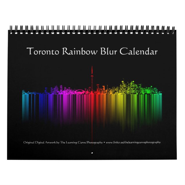 Calendario Desenfoque del arcoiris de Toronto (Tapa)