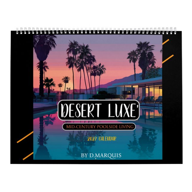 CALENDARIO DESERT LUXE' 2027 (Tapa)