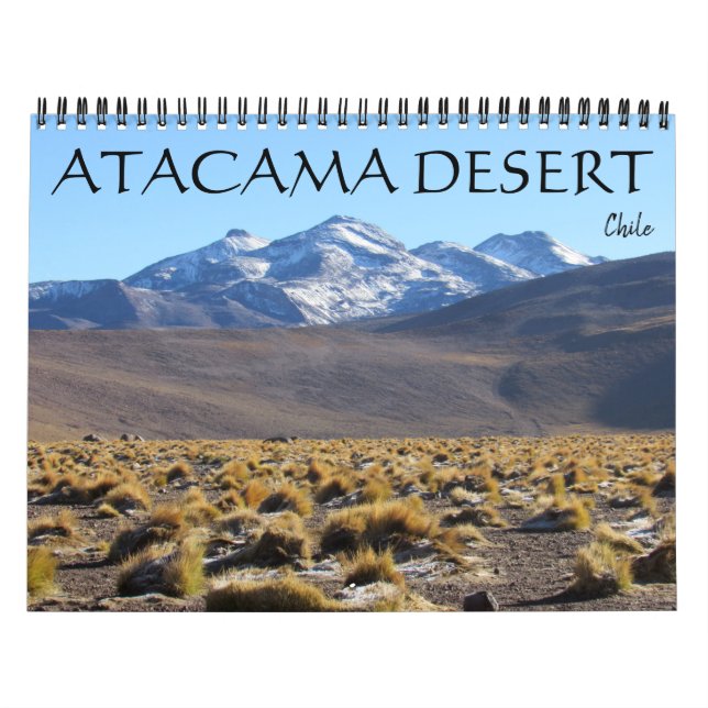 Calendario desierto de atacama 2026 (Tapa)