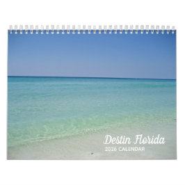 Calendario Destin Florida Beach Photography Seaside 2026 Wall