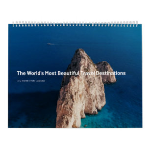 Calendario Destinos de viaje escénicos más bellos del mundo