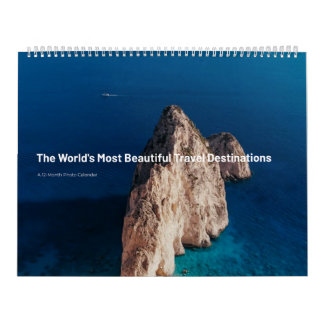 Calendario Destinos de viaje escénicos más bellos del mundo