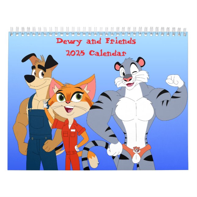 Calendario Dewy y Amigos 2025 (Tapa)