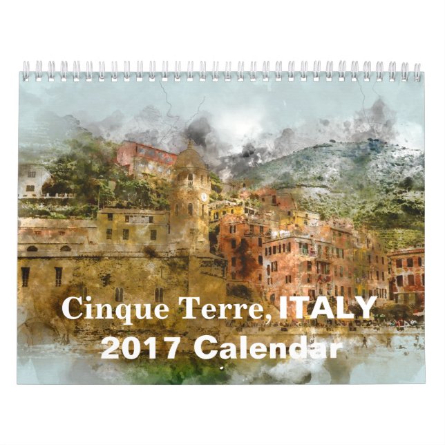 Calendario Día de fiesta 2017 del turismo de Cinque Terre (Tapa)