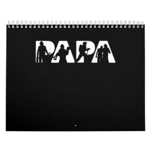 Calendario Día de los padres de los bomberos de papá