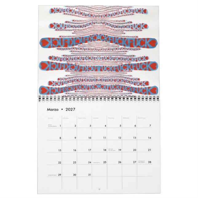 Calendario Día tras día (Mar 2027)