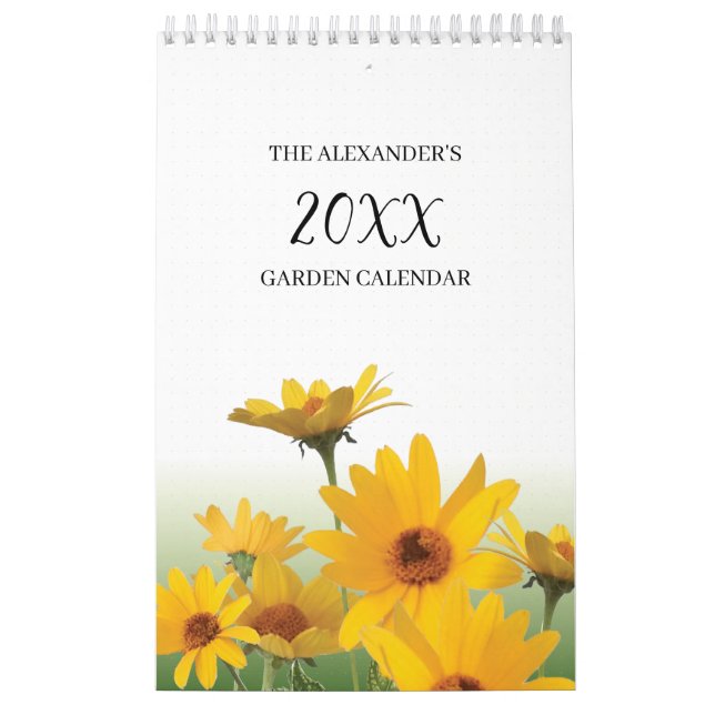 Calendario Diario Jardín Botánico Shasta Daisy (Tapa)