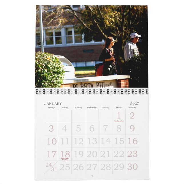 Calendario Días de Lafayette (Jan 2027)