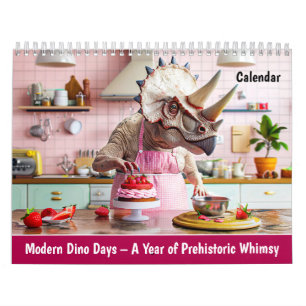 Calendario Días Modernos de Dinos – Un Año de Fantasía Prehis