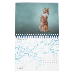 Calendario Dibujar perros graciosos
