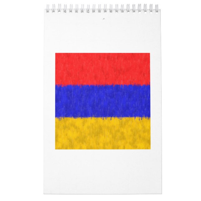 Calendario Dibujo de pintura de petróleo de Armenia (Tapa)