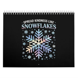Calendario Difunde Amabilidad Como Copos de Nieve Navidad Pro