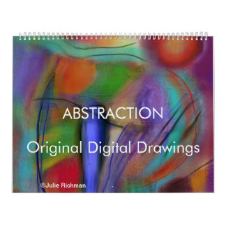 Calendario digital del dibujo de las ABSTRACCIONES