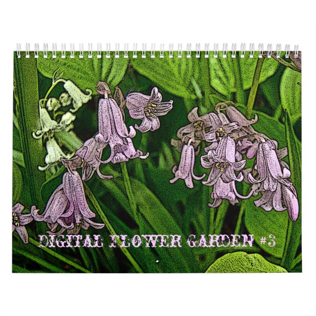 Calendario Digital Flower Garden #3 (Tapa)