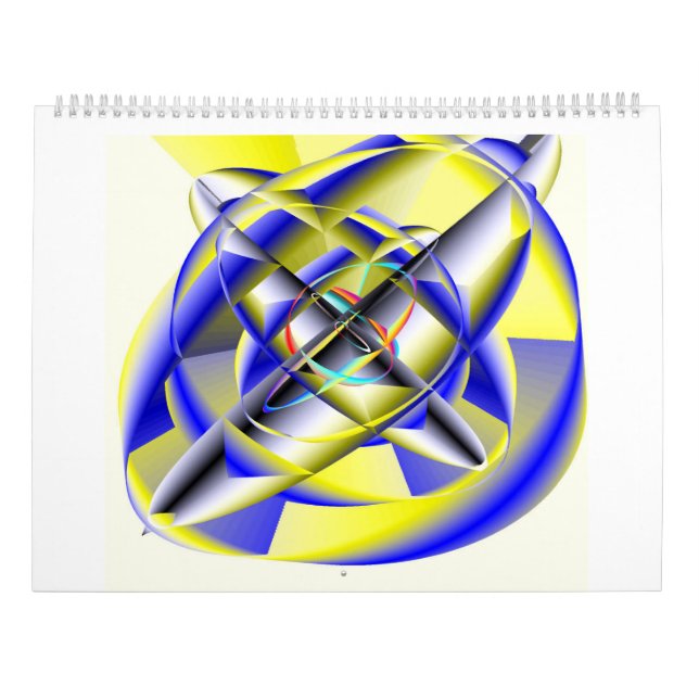 Calendario dimensional híper del resonador 2017 (Reverso)