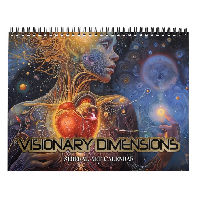 Calendario Dimensiones visionarias de 2026 9 Arte surrealista (Tapa)