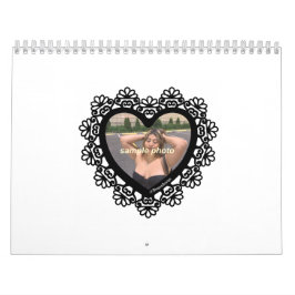 Calendario Dingus Heart and Lace Colorful