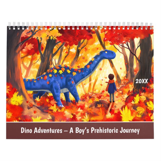 Calendario Dino Adventures – A Boy’s Prehistoric Journey (Tapa)