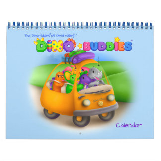 Calendario Dino-Buddies® - Viaje por carretera con