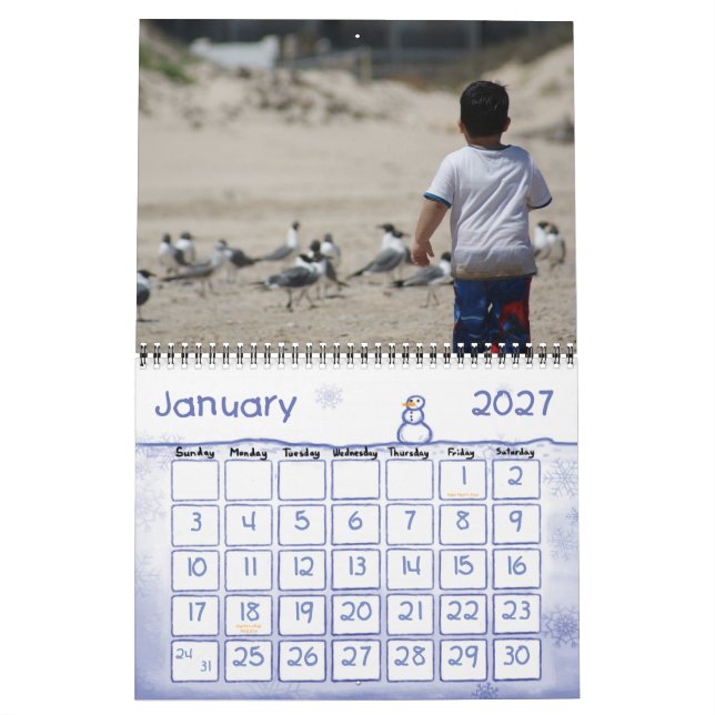 Calendario Dino-Calender (Jan 2027)