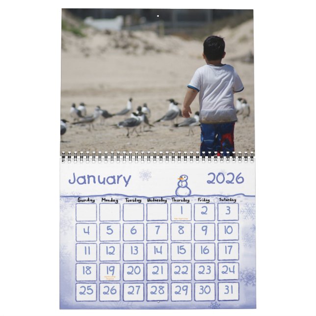 Calendario Dino-Calender (Jan 2026)