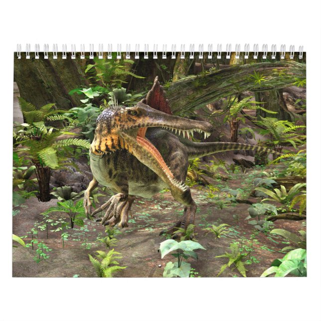 Calendario Dinosaurio Spinosaurus (Tapa)