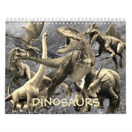 Calendario Dinosaurios Parque Jurásico Hermoso Muro