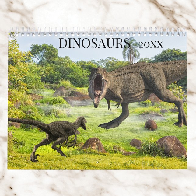 Calendario Dinosaurios Tyrannosaurus Raptor Jurassic Cualquie (Subido por el creador)