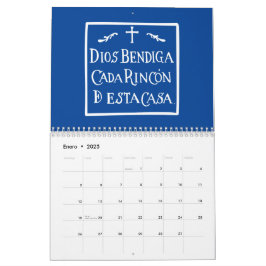 Calendario Dios bendiga cada rincón