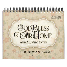 Dios personalizado bendice al planificador casero