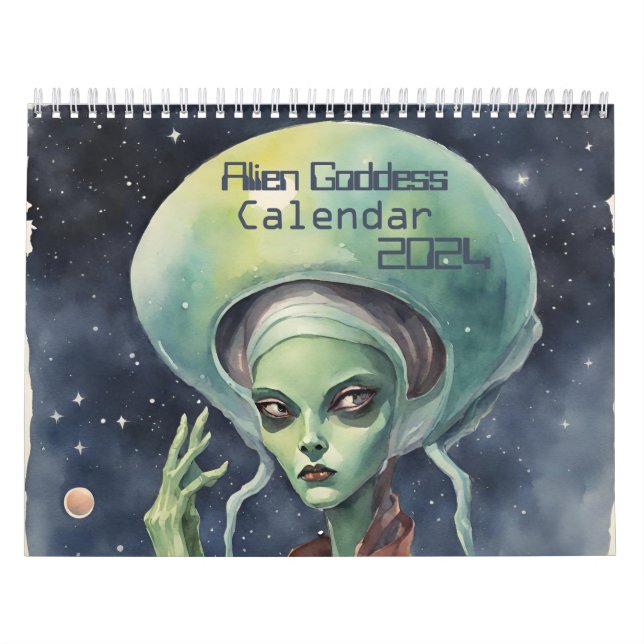 Calendario Diosa Alien (Tapa)