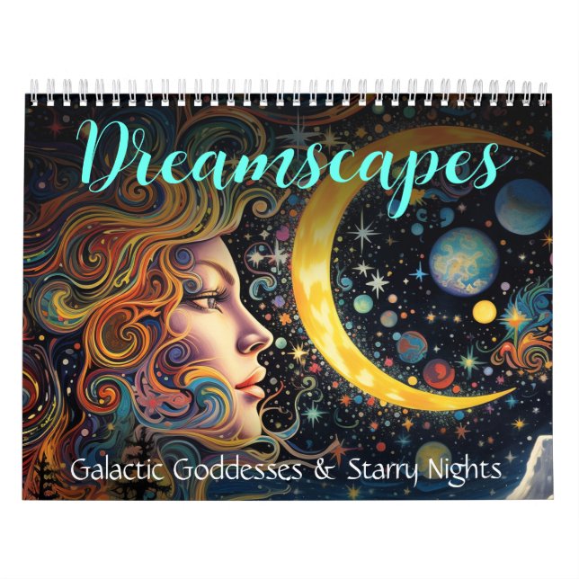Calendario Diosas galácticas y noches estrelladas (Tapa)