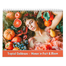 Diosas Tropicales – Mujeres en Frutas y Floracione