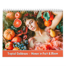 Diosas Tropicales – Mujeres en Frutas y Floracione