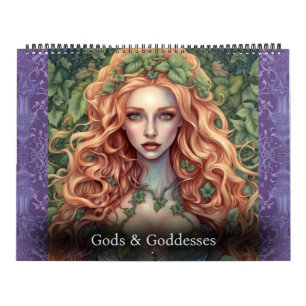 Calendario Diosas y diosas de Ivy y Bat Art Calendar