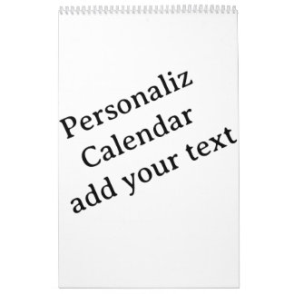 Calendario Diseña tu propio medio personalizado