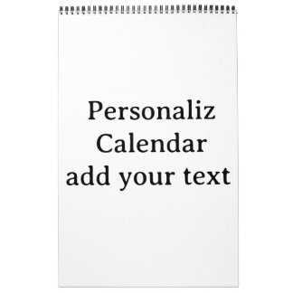 Calendario Diseña tu propio medio personalizado