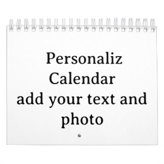 Calendario Diseña tu propio pequeño personalizado