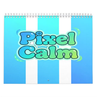 Calendario Diseño de espectro geométrico colorido
