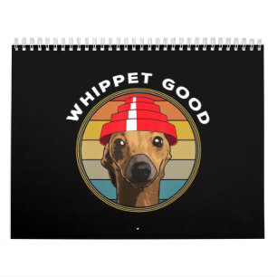 Calendario Diseño de perros musicales divertidos de los año