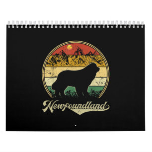 Calendario Diseño de Terranova   regalo gracioso para el aman