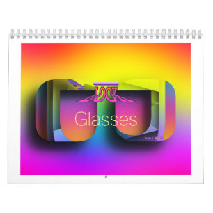 Calendario Diseño de vidrio 