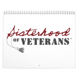 Calendario Diseño Orgullo Militar Hermanas de Veteranos