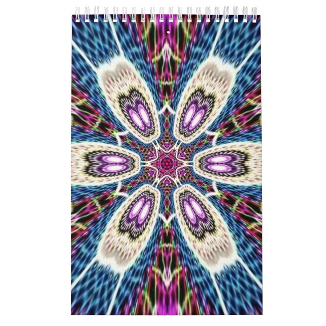 Calendario diseño único de Mandala (Tapa)