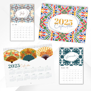 Calendario Diseños modernos de mosaicos cerámicos vivos de 20