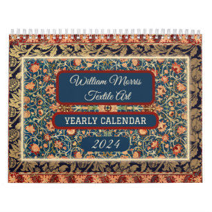 Calendario Diseños textiles del legendario William Morris