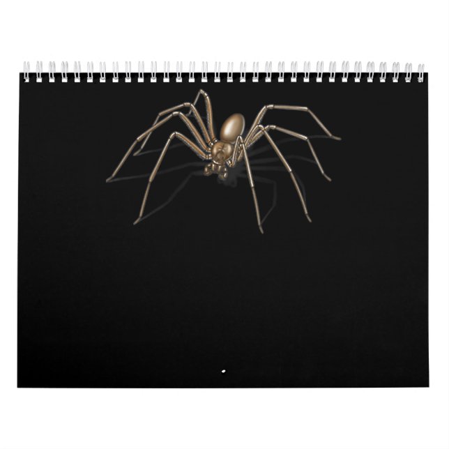 Calendario Disfraces de Halloween de araña extremadamente div (Tapa)