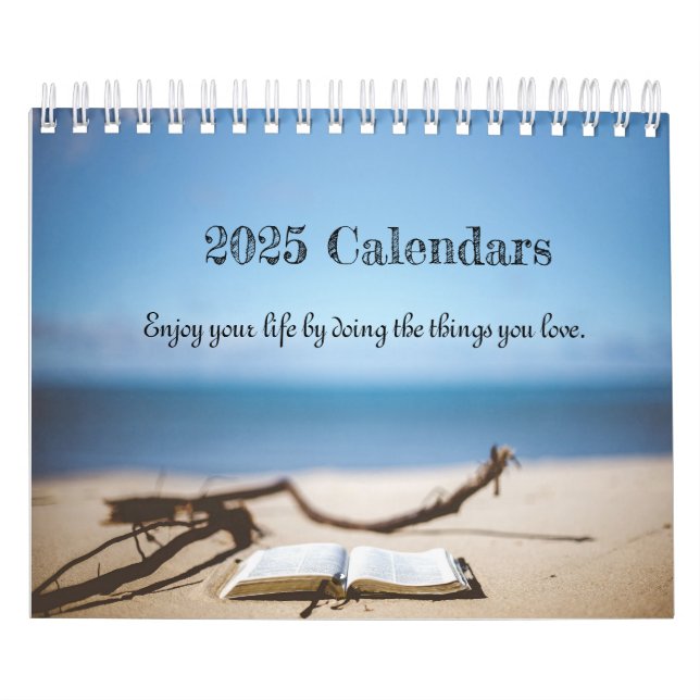 Calendario Disfruta tu vida haciendo las cosas que amas.2025 (Tapa)