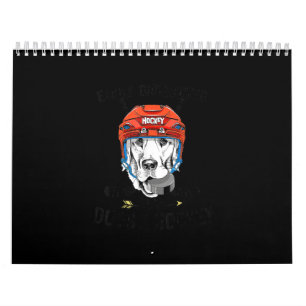 Calendario Distraídos Fácilmente Por Perros Y Hockey