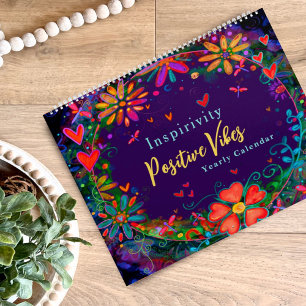 Calendario Diversión inspiradora positiva de la inespirituali